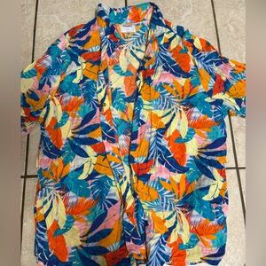 Old Navy Multicolor Tropical Shirt